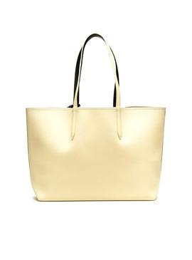 Bolso Lacoste Bicolor Dorado y Negro para Mujer