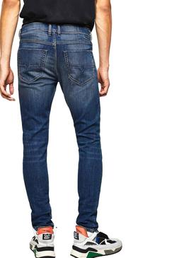 Pantalon Vaquero Diesel Tepphar Azul para Hombre