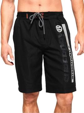 Bañador Superdry Boardshort Negro para Hombre