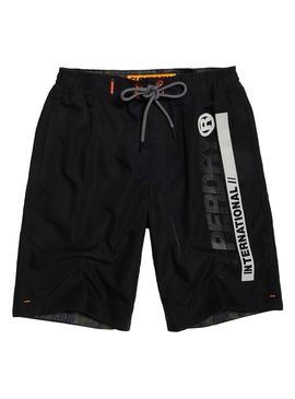 Bañador Superdry Boardshort Negro para Hombre