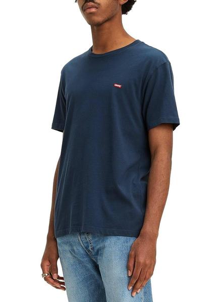 Camiseta Levis Basica Azul para Hombre