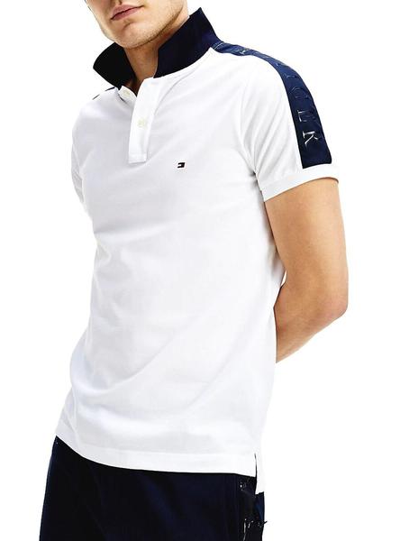 Polo Paneled Blanco para