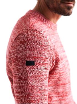 Jersey Superdry Keystone Rojo para Hombre