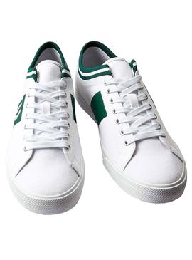 Zapatilla Fred Perry Underspin Blanco y Verde 