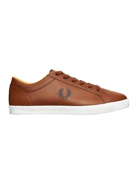 Zapatilla Fred Perry Baseline Marron para Hombre