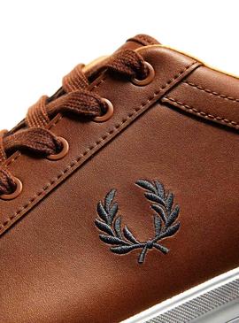 Zapatilla Fred Perry Baseline Marron para Hombre