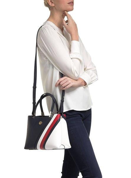 Tommy Hilfiger Satchel Azul para Mujer