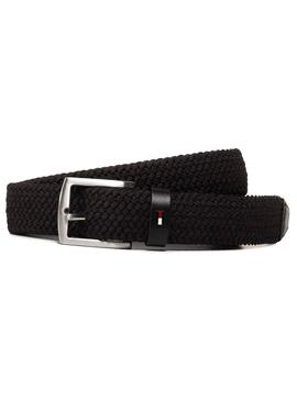 Cinturon Tommy Hilfiger Trenzado Negro para Hombre