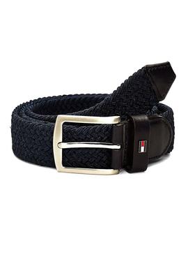 Cinturon Tommy Hilfiger Trenzado Azul para Hombre