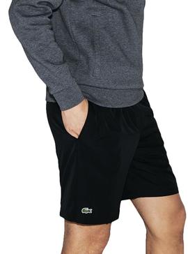 Short Lacoste Tenis Negro para Hombre