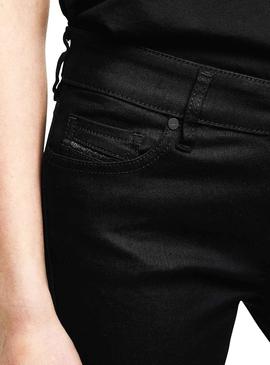 Pantalon Diesel Slandy Negro para Mujer