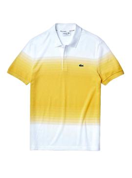 Polo Lacoste Degrade Amarillo para Hombre