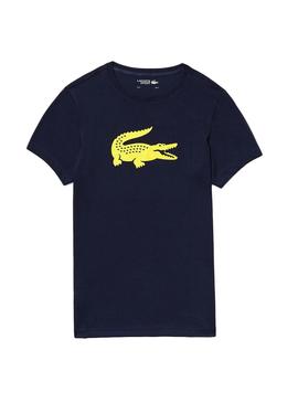 Camiseta Lacoste Croco Azul Marino para Hombre