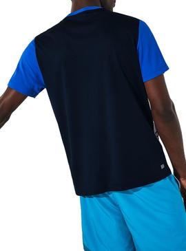 Camiseta Lacoste Train Azul Marino para Hombre