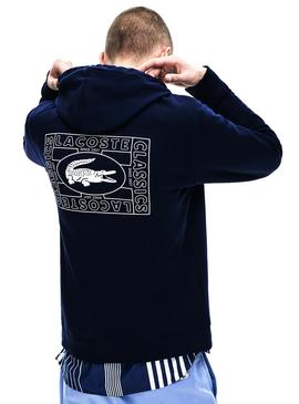 Sudadera Lacoste 1927 Azul Marino para Hombre
