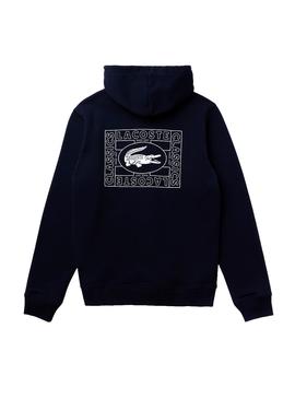 Sudadera Lacoste 1927 Azul Marino para Hombre