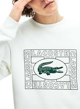 Sudadera Lacoste 1927 Blanco para Hombre