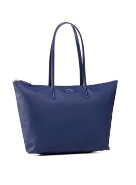 Bolso Lacoste Shopper Azul Marino para Mujer