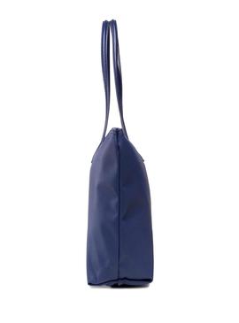 Bolso Lacoste Shopper Azul Marino para Mujer
