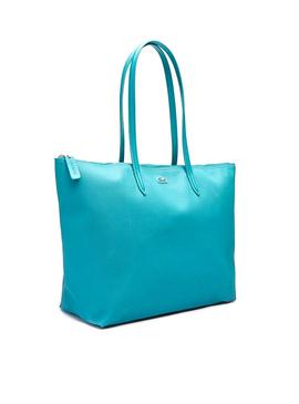 Bolso Lacoste Shopper Azul Turquesa para Mujer