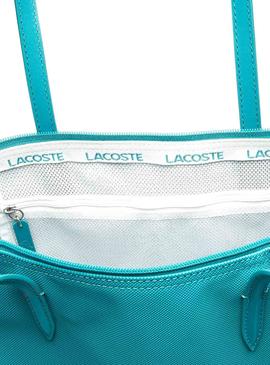 Bolso Lacoste Shopper Azul Turquesa para Mujer