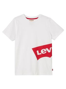 Camiseta Levis BigBat Blanco para Niño