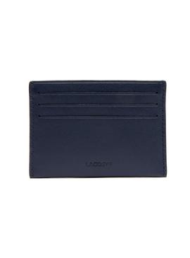 Tarjetero Lacoste Leather Azul para Hombre