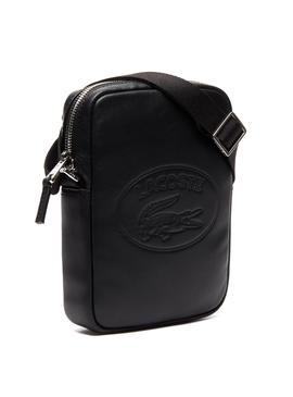 Bandolera Lacoste Round Negro para Hombre