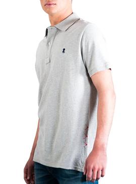 Polo El Pulpo Logo Gris Para Hombre