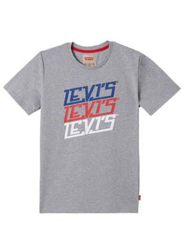 Camiseta Levis L3vis Gris Niño