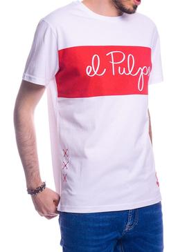 Camiseta El Pulpo Panel Blanco Para Hombre