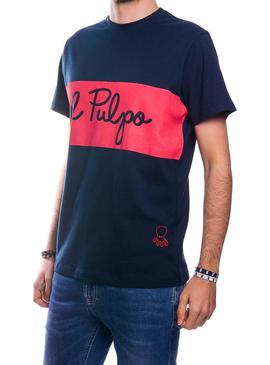 Camiseta El Pulpo Panel Marino Para Hombre