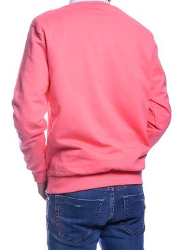 Sudadera El Pulpo Rombo Logo Coral Para Hombre