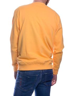 Sudadera El Pulpo Paneles Amarillo Para Hombre