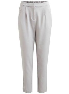 Pantalon Vila Virena Gris Mujer