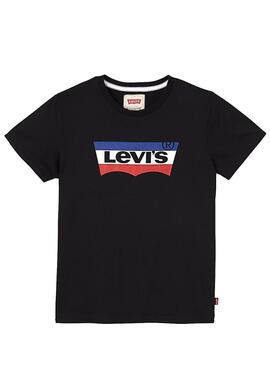 Camiseta Levis Batwing Negro 