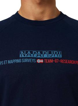 Camiseta Napapijri Sastia Marino Para Hombre
