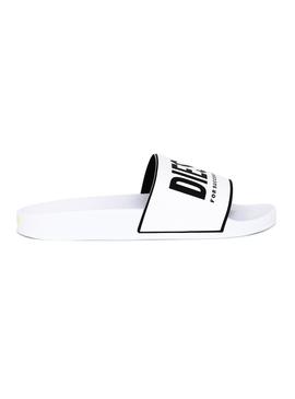 Chanclas Diesel Valla Blanco para Mujer