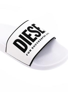 Chanclas Diesel Valla Blanco para Mujer
