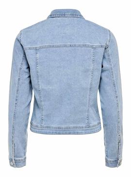 Cazadora Only Westa Denim Claro para Mujer