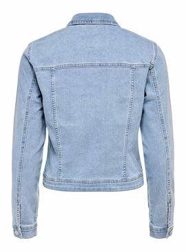 Cazadora Only Westa Denim Claro para Mujer