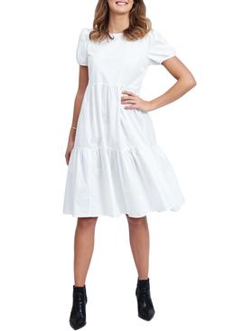 Vestido Vila Ladia Blanco para Mujer