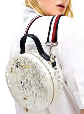 Bolso Tommy Hilfiger Monogram Transparente Mujer