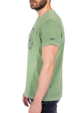 Camiseta Norton Bronson Verde para Hombre