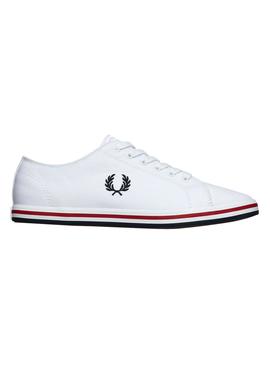 Zapatillas Fred Perry Kingston Twill Blanco Hombre