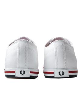 Zapatillas Fred Perry Kingston Twill Blanco Hombre