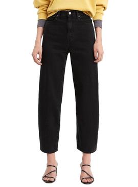 Pantalón Vaquero Levis Balloon Leg Negro Mujer