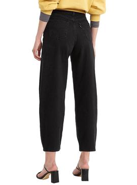 Pantalón Vaquero Levis Balloon Leg Negro Mujer