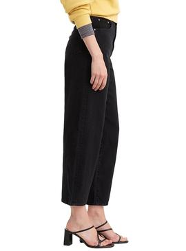 Pantalón Vaquero Levis Balloon Leg Negro Mujer
