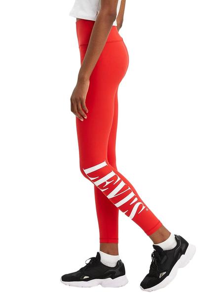 Legging Logo Rojo Mujer